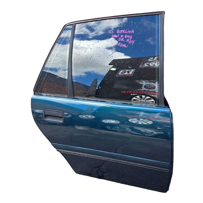 A314 - VS Holden Berlina - Rear Door Driver's Rear - BOTANICA BLUE #B148 (power window)