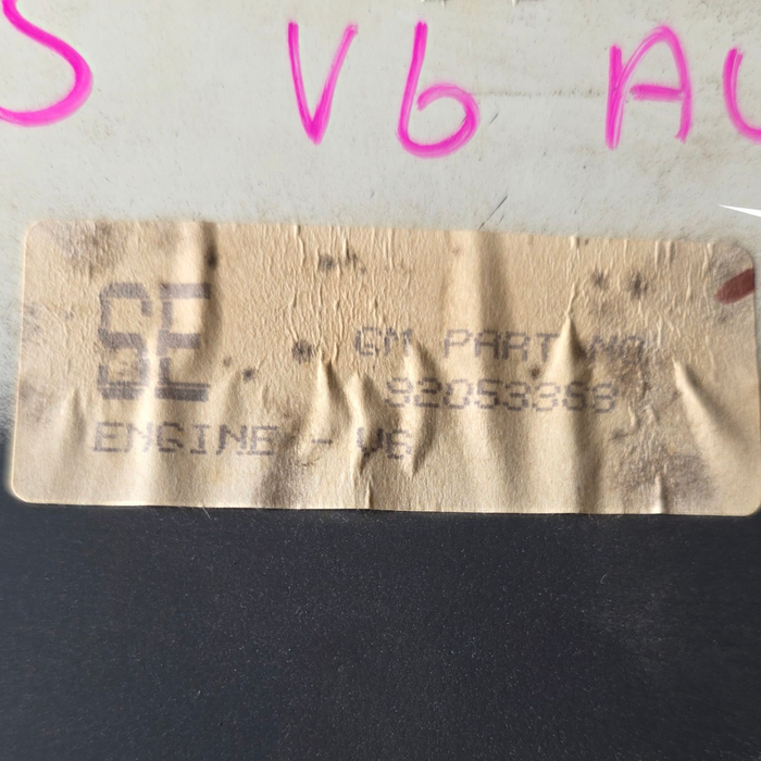 A314 - VS Holden Berlina - Cluster V6 AUTO P/N: 92053388 SE