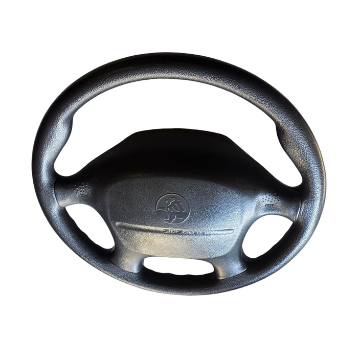 A314 - VS Holden Berlina - Steering Wheel w/ "SRS" Airbag GENUINE - BLACK