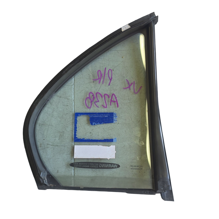 A238 - VX SII Holden Commodore SEDAN - Passenger's Rear Door Quarter Window Glass