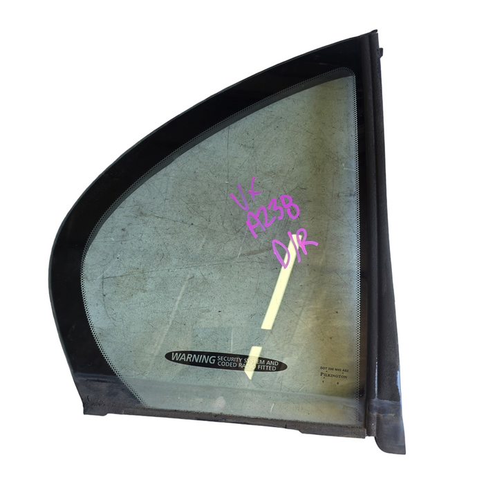 A238 - VX SII Holden Commodore SEDAN - Driver's Rear Door Quarter Window Glass