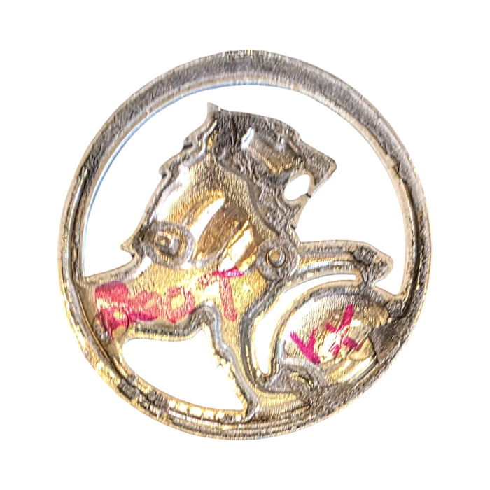 A238 - VX SII Holden Commodore SEDAN - "LION" Bootlid Badge GENUINE - CHROME