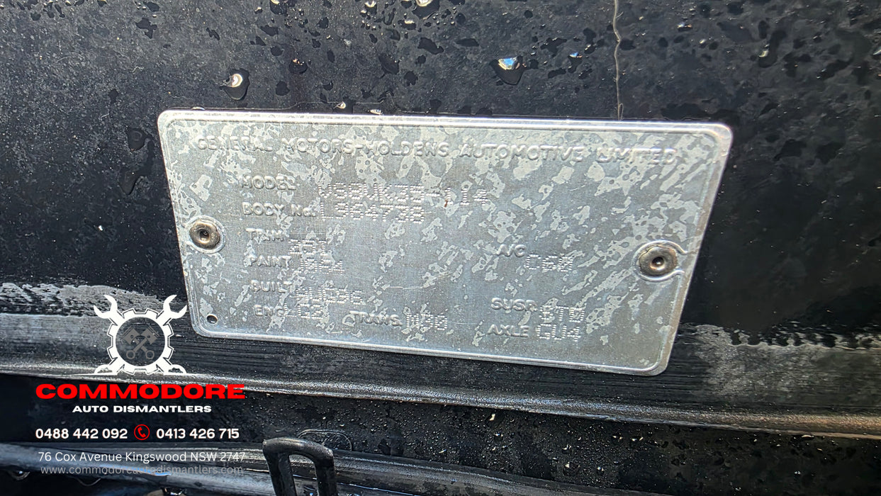 A317 - VS Holden Commodore Wagon Sedan, Auto 71,XXXkms Paint Code #J064 Herron White