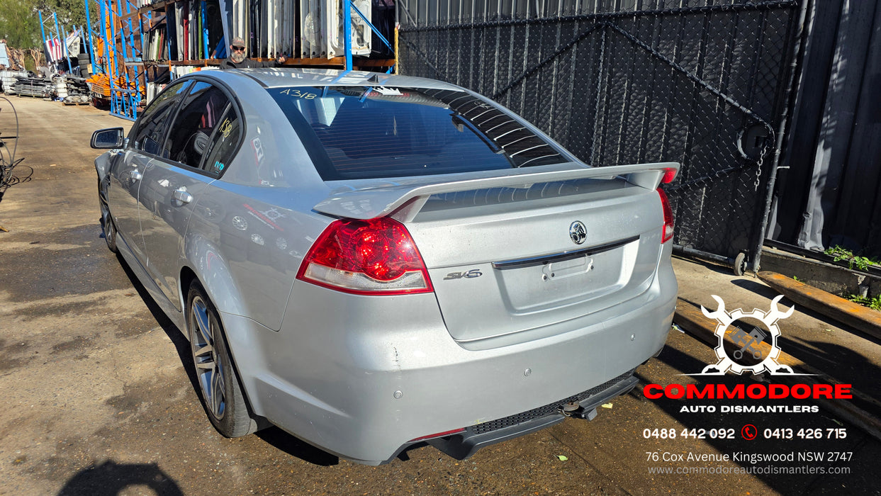 a318 - VE SV6 Holden Commodore Sedan - Rear Bar Paint Code 636R