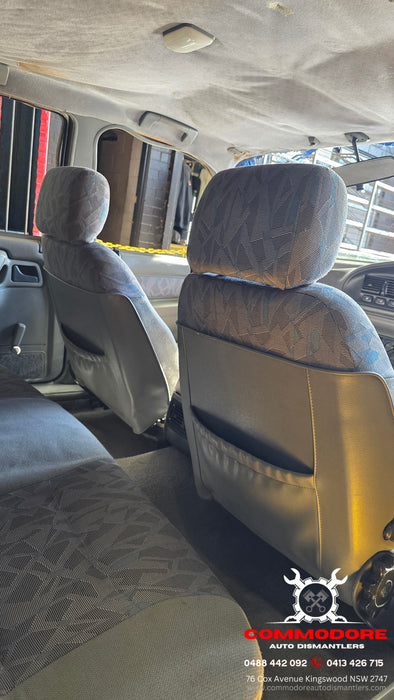 EX001 - VR S-Pac Holden Commodore Wagon - Front Seats w/ Seat Rails (PAIR) - CLOTH