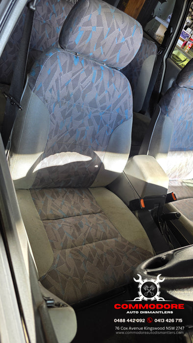 EX001 - VR S-Pac Holden Commodore Wagon - Front Seats w/ Seat Rails (PAIR) - CLOTH