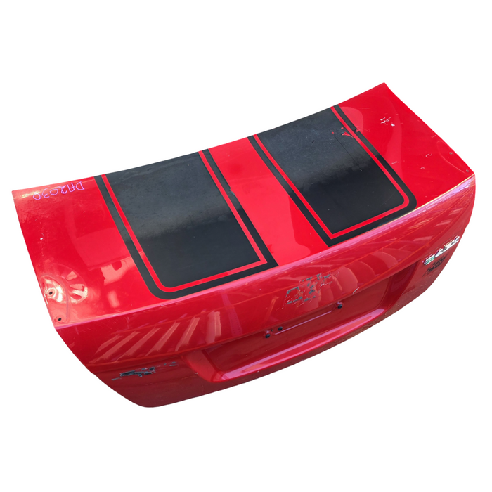 Da2030 - VE Holden Commodore Sedan -  Bootlid w/ Black Decal Sticker - Sting Red #687F