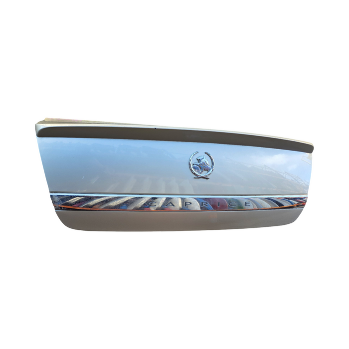 Da2032 - WM/WN Holden Caprice/Statesman -  Bootlid w/ Badges & Chrome Trim - Silvery Pearl Colour