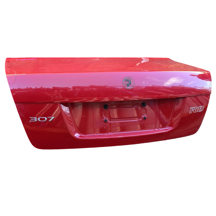 Da2034 - VE Holden Commodore -  Bootlid w/ Chrome Badges - Sting Red #687F