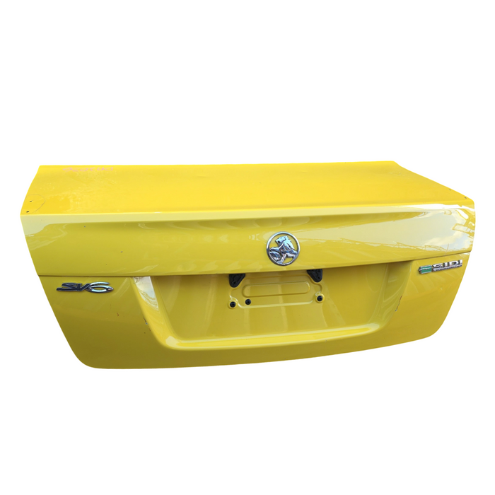 Da2036 - VE SV6 Holden Commodore -  Bootlid w/ Badges - Hazzard Yellow #745S