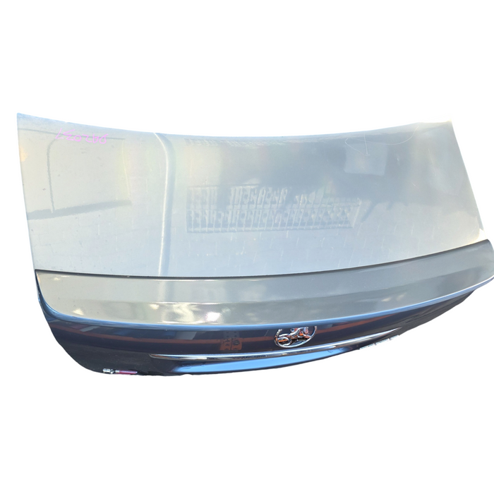 Da2037 - VE Holden Calais V Sedan -  Bootlid with Bobtail Badges & Chrome Trim - Prussian Steel #102X