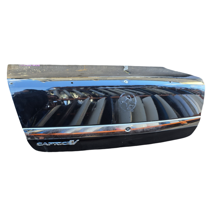 Da2040 - WM/WN Holden Caprice/Statesman -  Bootlid w/ "CAPRICE V" Badges & Chrome Trim - Phantom Black #790F