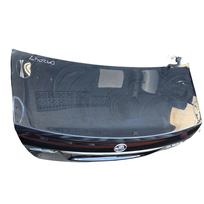 Da2047 - VE SSV Holden Commodore Sedan -  Bootlid w/ "SSV" Badges & Chrome Trim - Phantom Black #790F