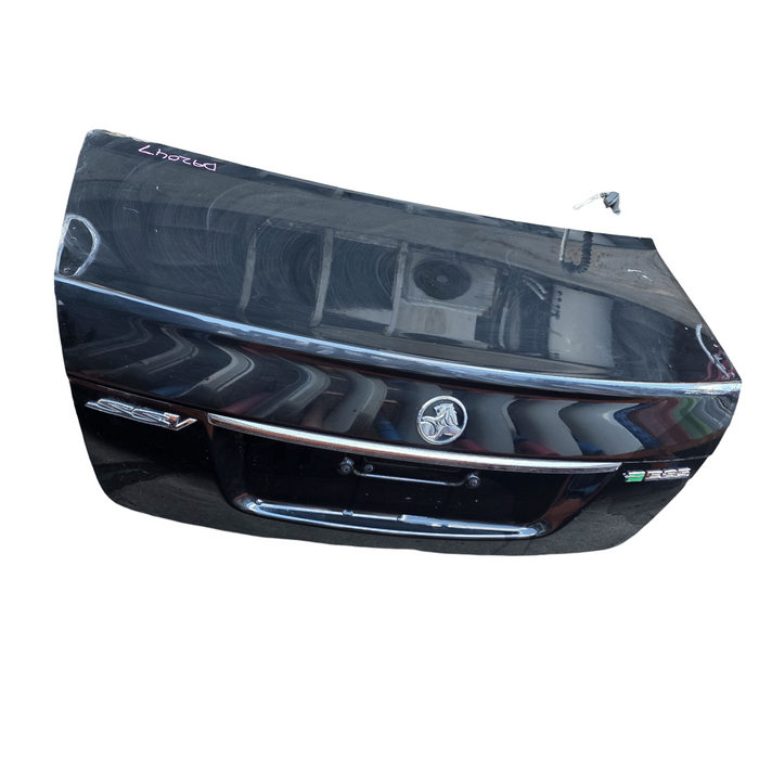 Da2047 - VE SSV Holden Commodore Sedan -  Bootlid w/ "SSV" Badges & Chrome Trim - Phantom Black #790F