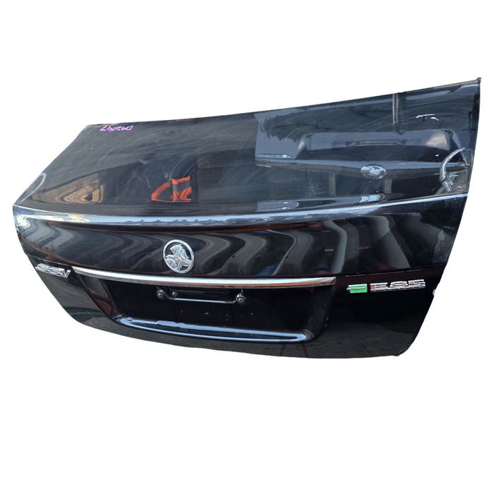 Da2047 - VE SSV Holden Commodore Sedan -  Bootlid w/ "SSV" Badges & Chrome Trim - Phantom Black #790F