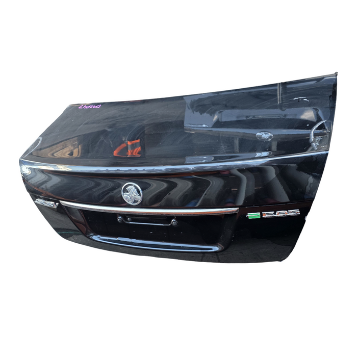 Da2047 - VE SSV Holden Commodore Sedan -  Bootlid w/ "SSV" Badges & Chrome Trim - Phantom Black #790F