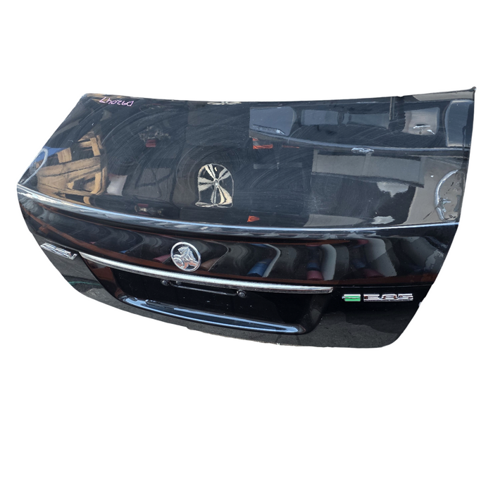 Da2047 - VE SSV Holden Commodore Sedan -  Bootlid w/ "SSV" Badges & Chrome Trim - Phantom Black #790F