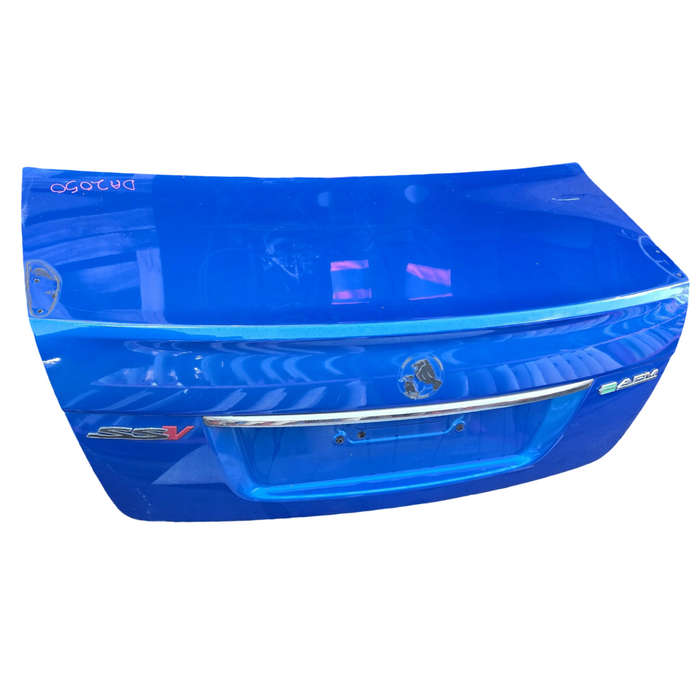 Da2050 - VE SSV Holden Commodore -  Bootlid w/ Badges & Chrome Trim - Voodoo Blue #608R