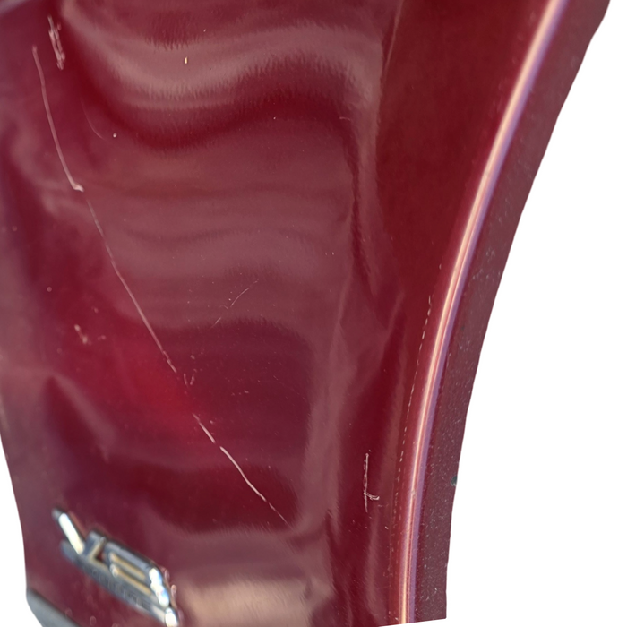 Da2065 - VE Holden Calais - Driver Front Guard with Chrom Trim and V8 Badge - Paint Code #352N Red Passion