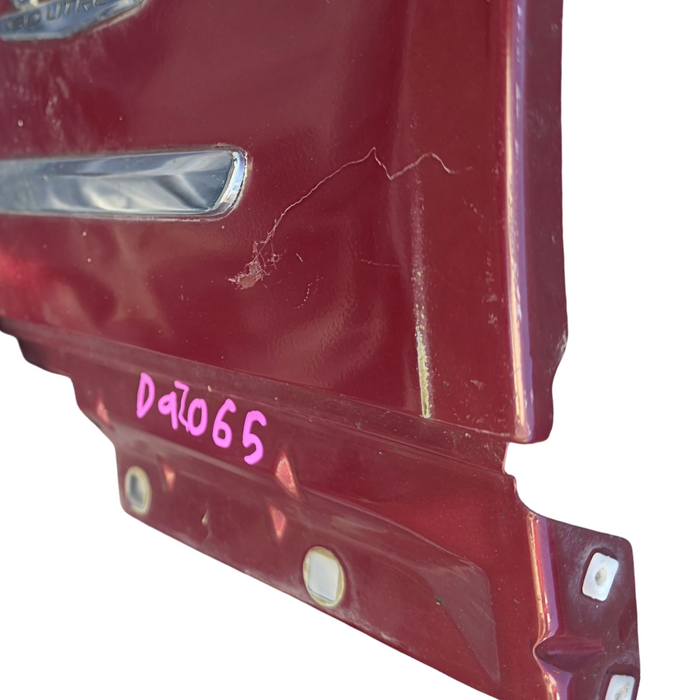 Da2065 - VE Holden Calais - Driver Front Guard with Chrom Trim and V8 Badge - Paint Code #352N Red Passion