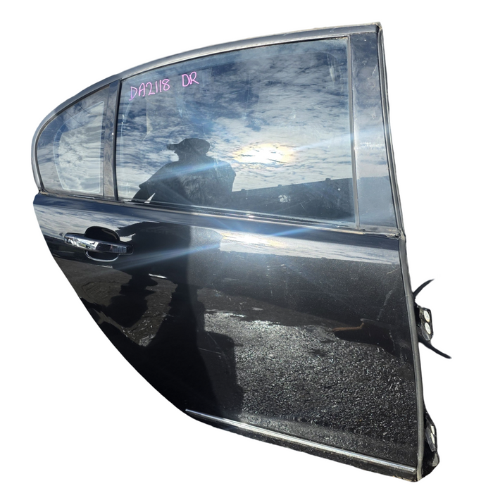 DA2-118 - VF Holden Calais - Driver's Rear Door w/ Chrome Handle - Phantom Black #790F