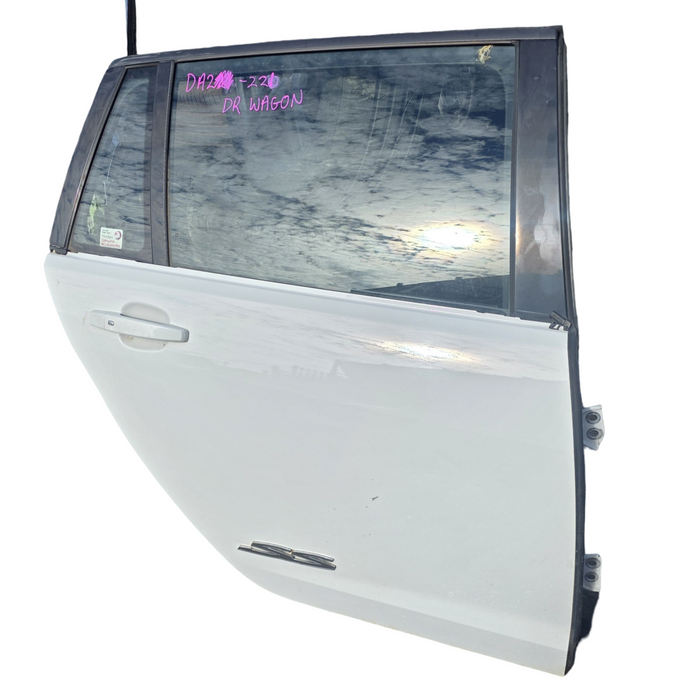 DA2-121 - VF Holden Commodore Wagon - Driver's Rear Door w/ "SS" Badge - Heron White #J073