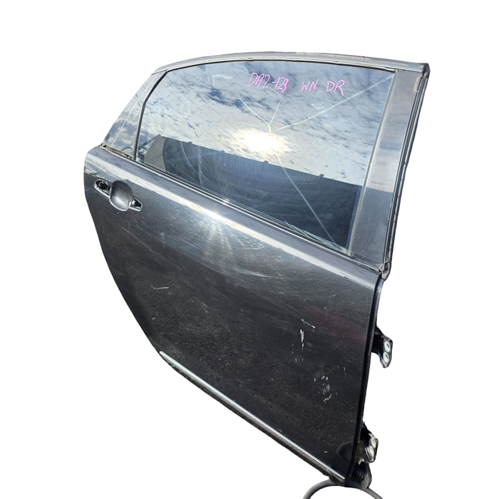 DA2-123 - WN Holden Caprice / Statesman - Driver's Rear Door w/ Chrome Trim - Phantom Black #790F