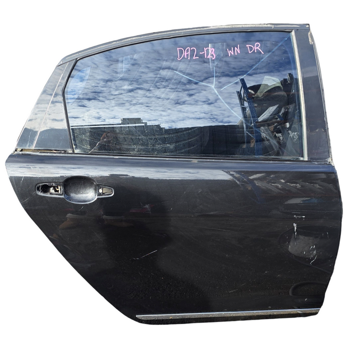 DA2-123 - WN Holden Caprice / Statesman - Driver's Rear Door w/ Chrome Trim - Phantom Black #790F