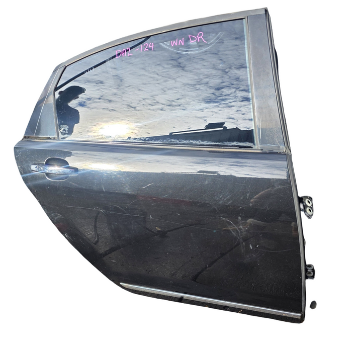 DA2-124 - WN Holden Caprice / Statesman - Driver's Rear Door w/ Chrome Handle - Phantom Black #790F