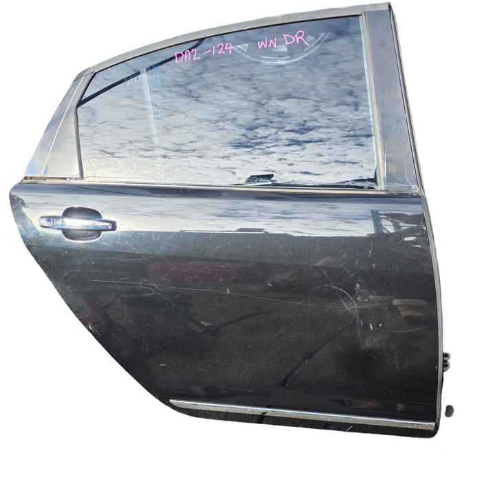DA2-124 - WN Holden Caprice / Statesman - Driver's Rear Door w/ Chrome Handle - Phantom Black #790F