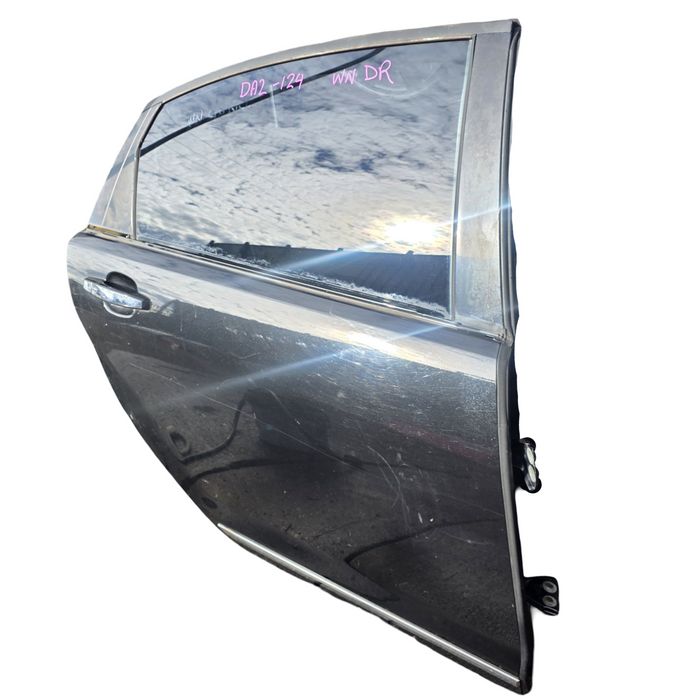 DA2-124 - WN Holden Caprice / Statesman - Driver's Rear Door w/ Chrome Handle - Phantom Black #790F
