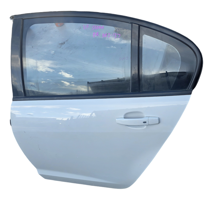 DA2-137 - VF Holden Commodore Sedan - Passenger's Rear Door - Heron White #J073