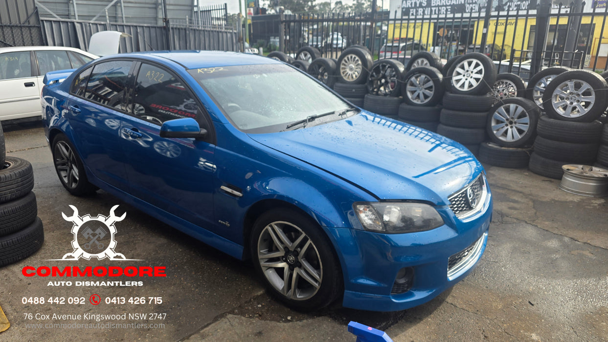A322 - VE SV6 Holden Commodore Series II Sedan V6, Auto Paint Code #824T Perfect Blue