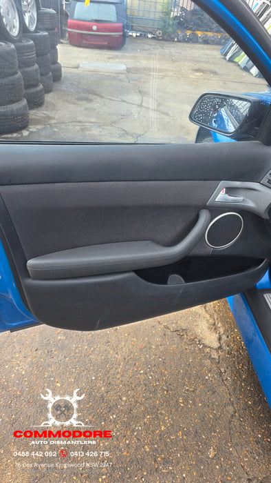 A322 - VE SV6 Holden Commodore Series II Sedan V6, Auto Paint Code #824T Perfect Blue