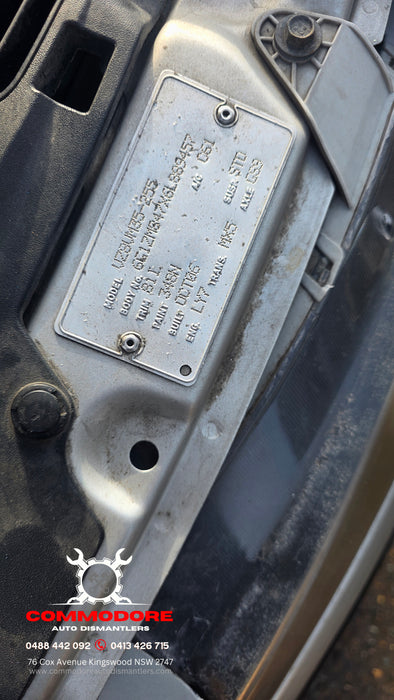 A326 - VZ CX6 Holden Adventra Wagon, V6, MX5 Auto Paint Code #348N NICKLE METALLIC ***FOR SALE***