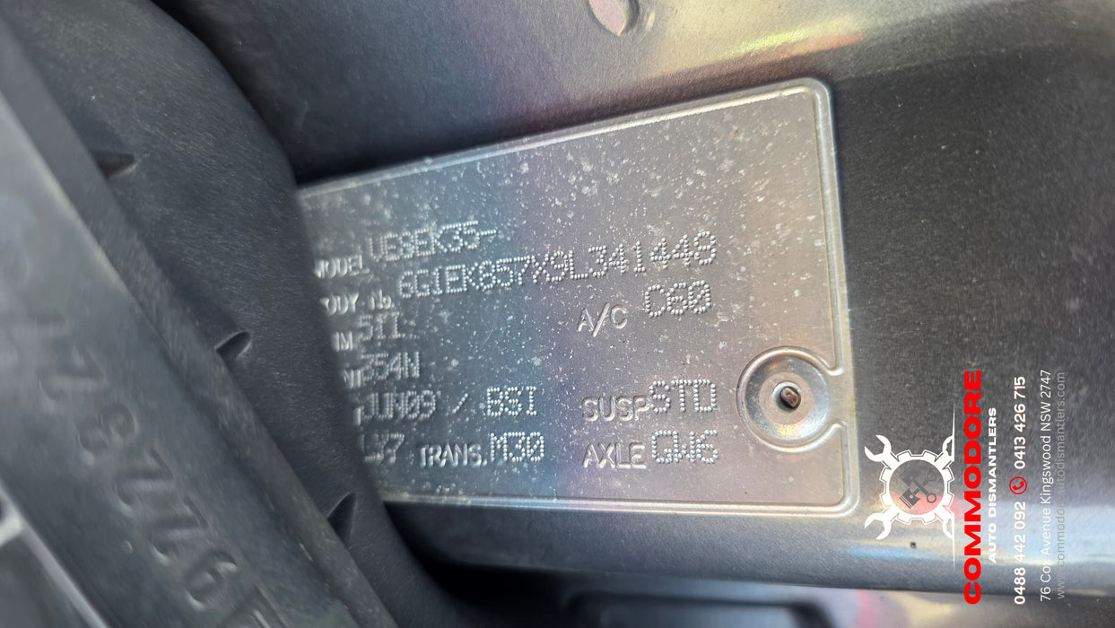 A327 - VE Holden International, V6 LY7, Auto M30, Paint Code #354N Evoke Mica 172,XXXkms ***FOR SALE***