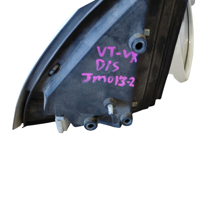JM013-2 - VX/VT Holden Commodore - Driver's Side Mirror - HERON WHITE #J073