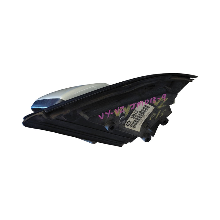 JM013-9 - VY/VZ Holden Commodore - Passenger's Side Mirror - HERON WHITE #679F