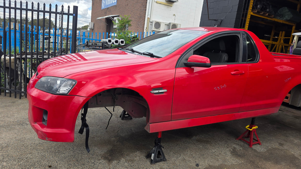 A349 - VE SS Holden Commodore Utility SERIES I - Passenger's Front Guard w/ Guard Blinker - STING RED #687F