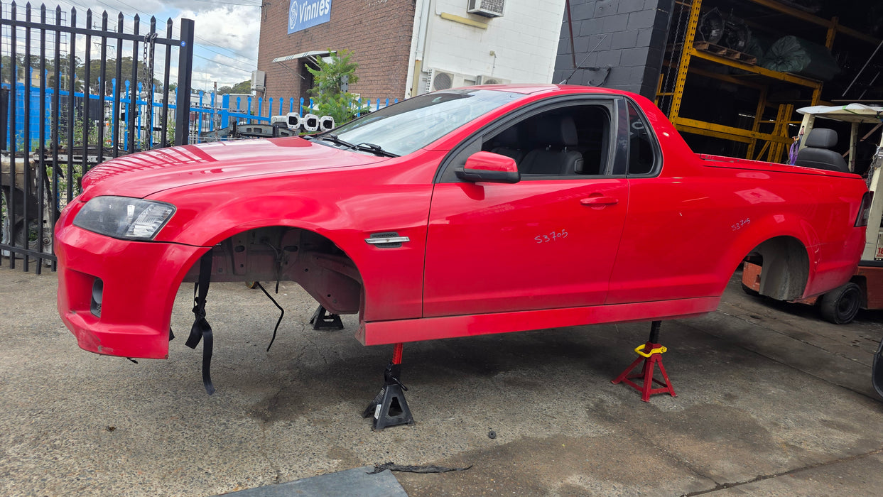 A349 - VE SS Holden Commodore Utility SERIES I - Passenger's Front Guard w/ Guard Blinker - STING RED #687F