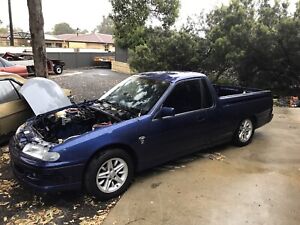 A002 - VS HOLDEN COMMODORE UTE - FUEL FLAP - BLUE