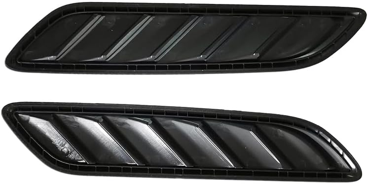 New OEM Quality VF Holden Commodore Replica Bonnet Flutes Black Gloss (pair)