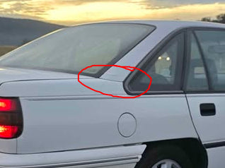 New OEM Quality - VN / VP Holden Commodore - External C-Pillar Quater Trim - Left & Right Hand Side