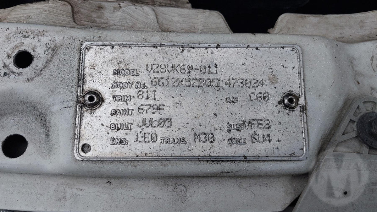 A209 - VZ EQUIPE - M30 4speed Automatic Gearbox #5HHD — Commodore