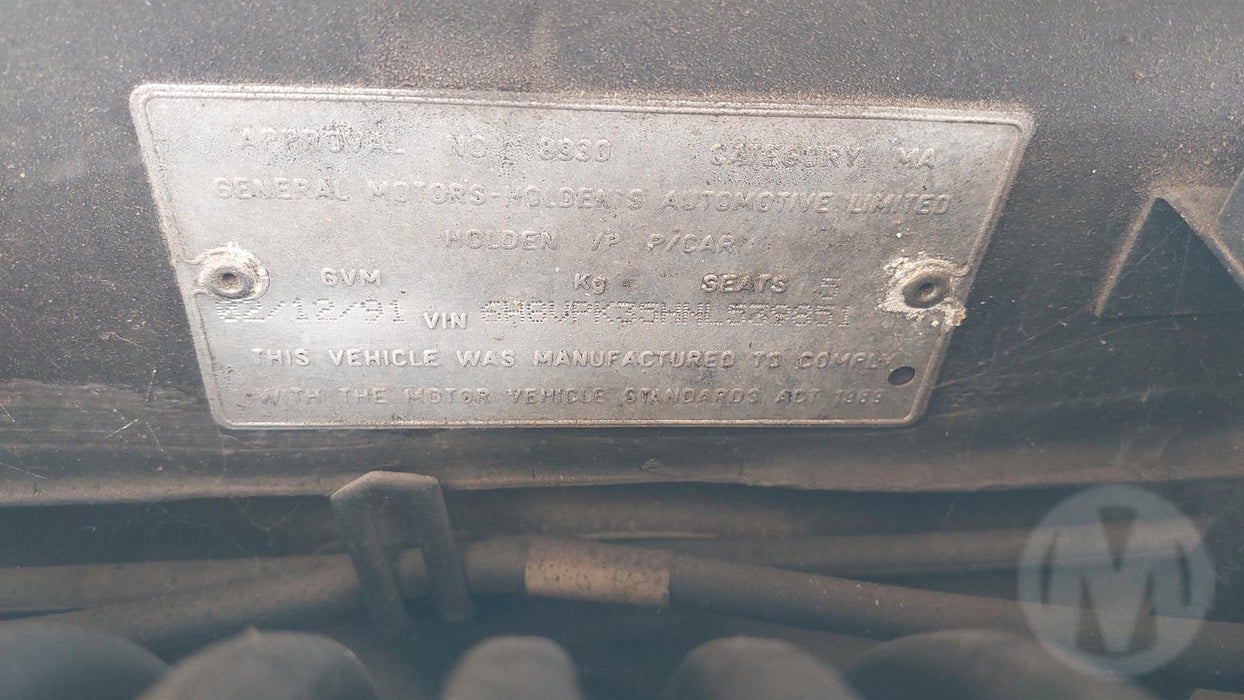 A307 - VP  Holden Wagon V6, Auto 282,XXXkms  Cardinal red Metallic Paint Code#2F020
