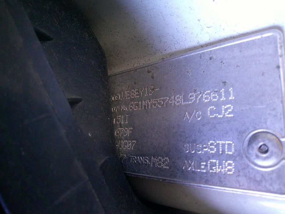 A077 - WM Holden Statesman/Caprice Sedan SI (2007) - Cluster V6 AUTO LY7 - 237, 168kms