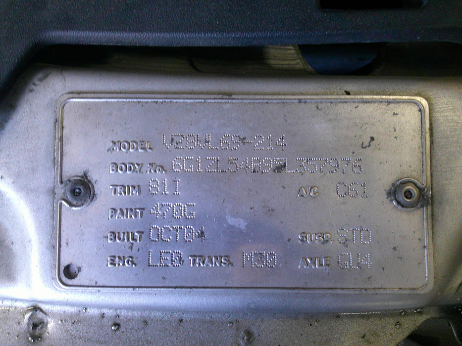 VV / VZ Holden Commodore - PASSENGER SIDE - Dash End Trim / Black Trim #81i