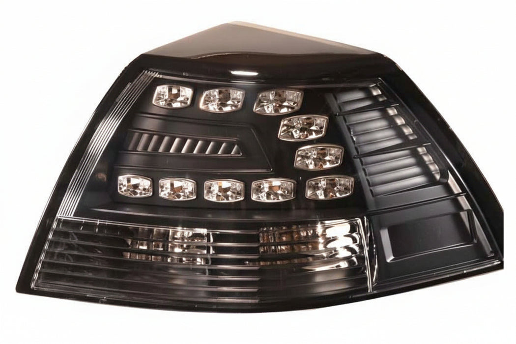 New VE Holden Commodore SS / HSV Style Sedan LED Taillight SET - Clear Chrome and Black