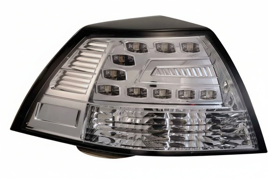 New VE Holden Commodore SS / HSV Style Sedan LED Taillight SET - Clear Chrome