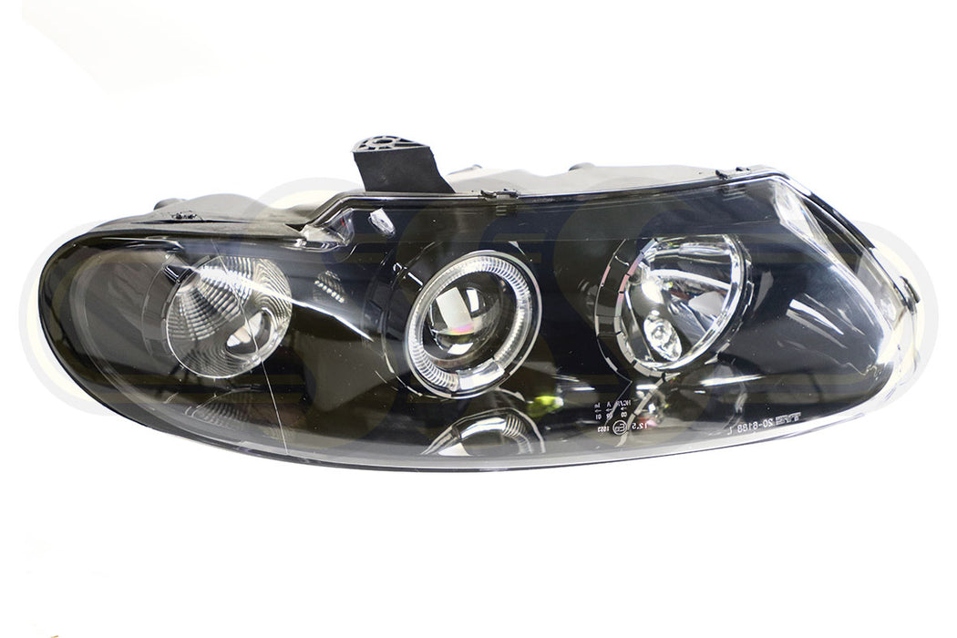 New OEM Quality VT /VX / VU Holden Commodore SS - Black Angel Eye DRIVER SIDE Headlight